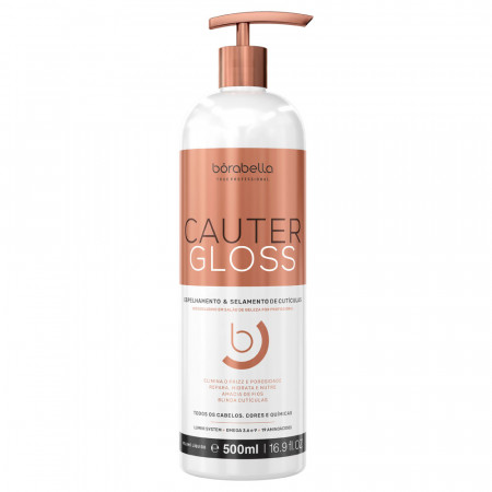 Borabella Cauter Gloss Espelhamento 500ml + Argan Oil 60ml