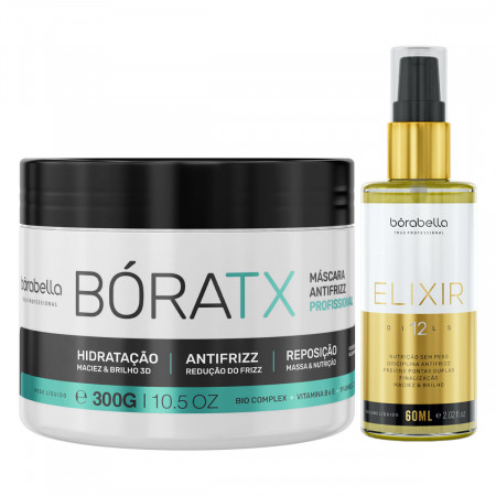 Borabella Boratx B.tox Organico 300g + Elixir 12 Óleos - 60ml