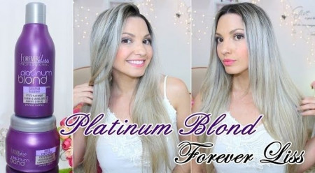 Forever Liss Mascara Matizadora Platinum Blond p/ Loiros - 250g