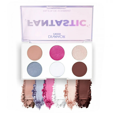 Divamor Fantastic Paleta de Sombras 6 Cores #3