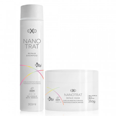 Exo Hair NanoTrat Kit Shampoo e Máscara