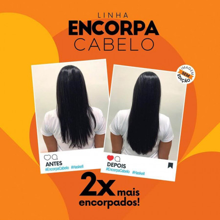 Haskell Encorpa Cabelo Engrossador Kit Completo 4 Itens