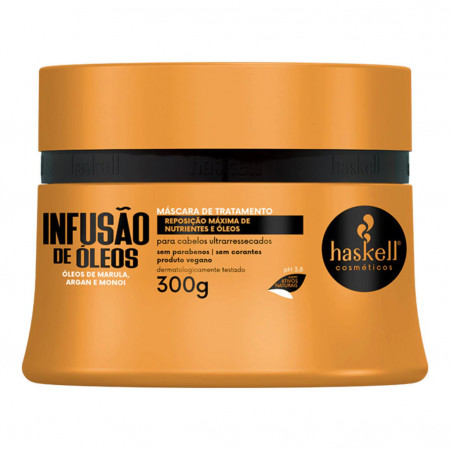 Haskell Kit Infusão de Óleos Shampoo, Condicionador e Máscara