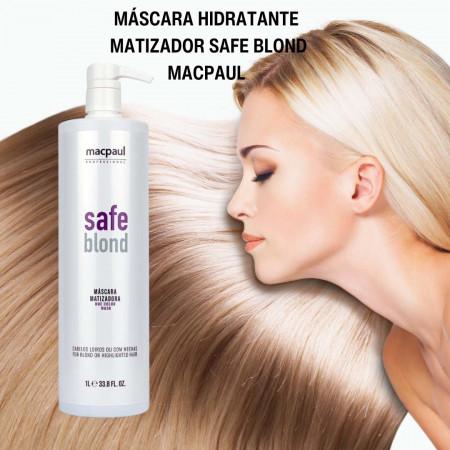 MacPaul Professional Safe Blond Máscara Matizadora - 1Litro