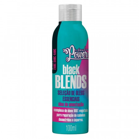 Soul Power Black Blends Óleo de Umectação P/ Cachos - 100ml