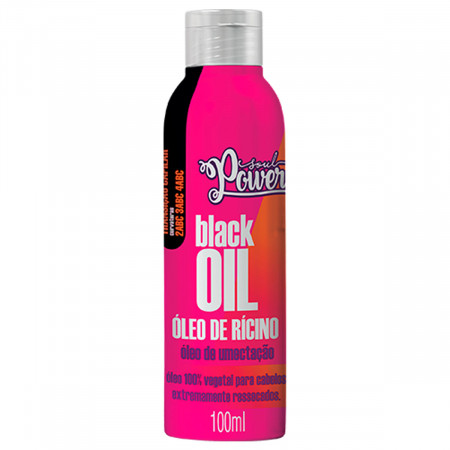 Soul Power Black Oil Óleo De Rícino Umectação - 100ml