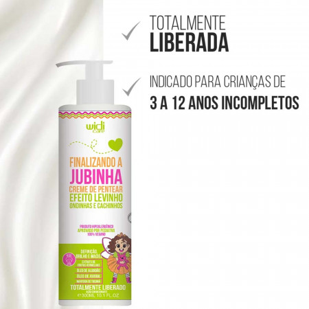 Widi Care Finalizando a Jubinha Creme de Pentear Levinho - 300ml