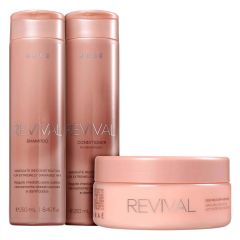 BRAÉ Revival Shampoo, Condicionador e Máscara Kit Trio 