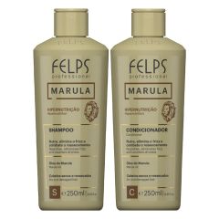 Felps Marula Kit Hipernutrição Shampoo e Condicionador - 2x250ml