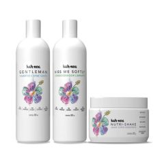 Kah-noa Kit Cuidados Diarios Shampoo Condic e Máscara 300g