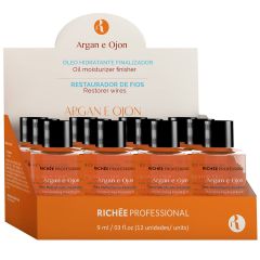 Richée Óleo Restaurador Argan E Ojon Caixa Com 12x 9ml