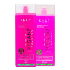 Knut Vegan7 Kit Shampoo e Condicionador Rosa Mosqueta - 2x250ml