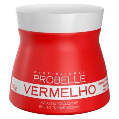 Probelle Mascara Tonalizante Vermelho Efeito 3D - 250g